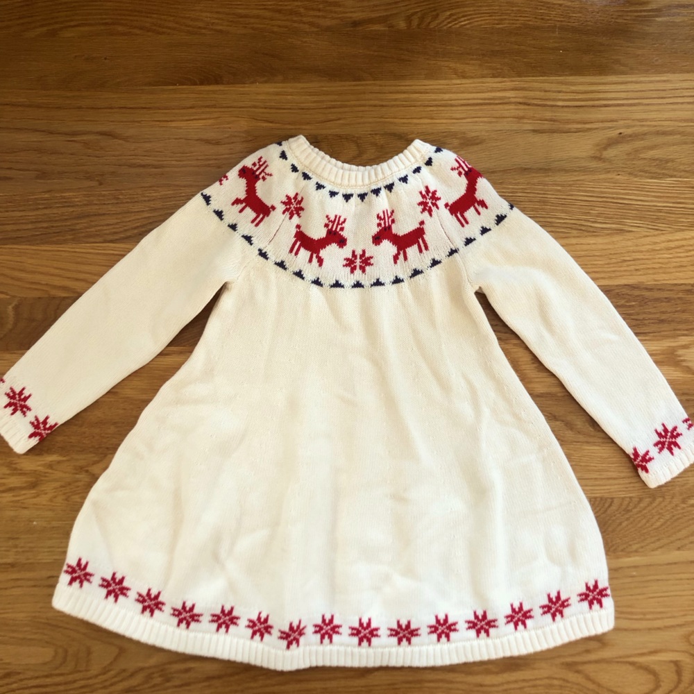 Hanna Andersson knit dress. Size 4